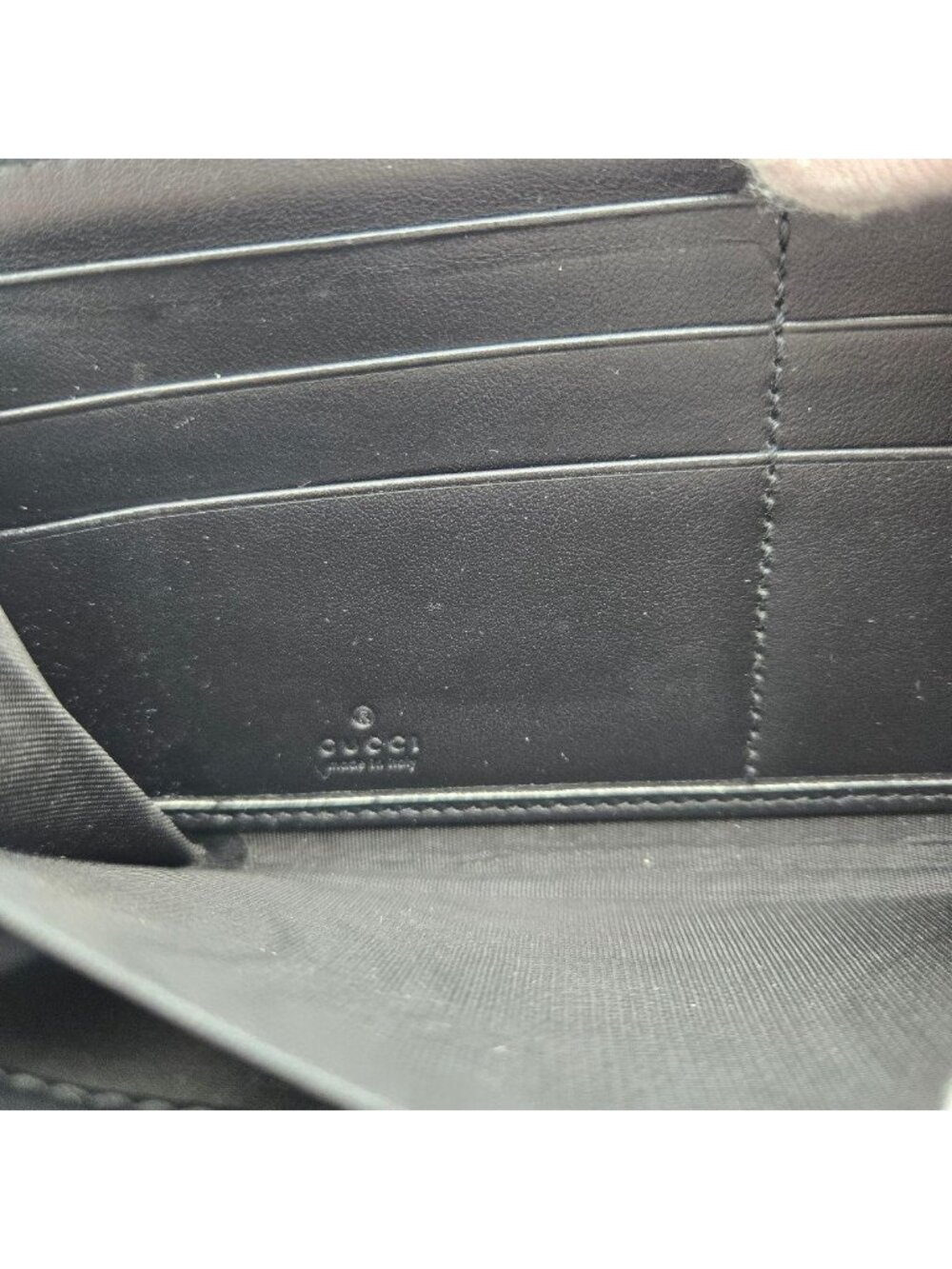 Gucci Wallet GG Marmont Quilted Black - Picture 13 of 14